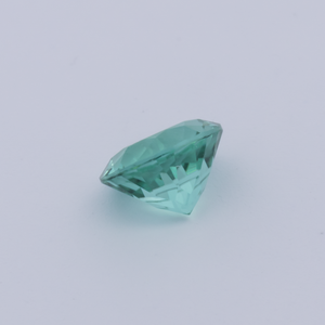 Turmalin - grün, rund, 5x5 mm, 0.47 - 0.48 cts, Nr. TR991160