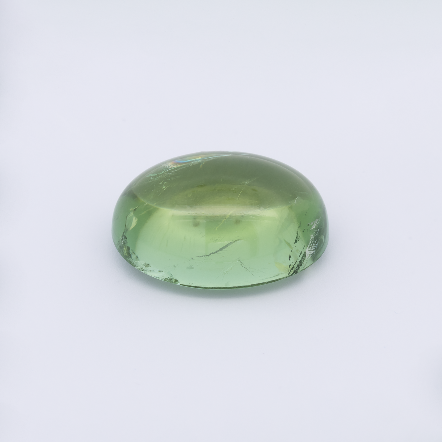 Turmalin - grün, oval, 16.3x12.2 mm, 12.24 cts, Nr. TR991161