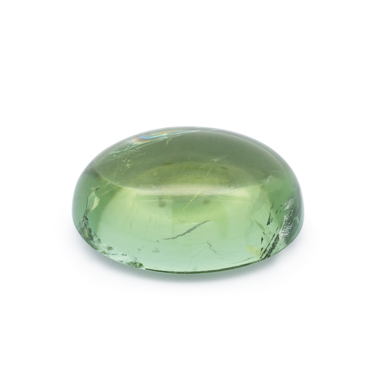 Turmalin - grün, oval, 16.3x12.2 mm, 12.24 cts, Nr. TR991161