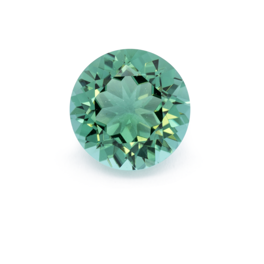 Turmalin - grün, rund, 5.5x5.5 mm, 0.58  0.65 cts, Nr. TR991188