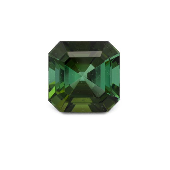 Turmalin - grün, asscher, 8x8 mm, 2.22 cts, Nr. TR991191