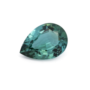 Turmalin - grün, birnform, 7x5 mm, 0.60 cts, Nr. TR991193
