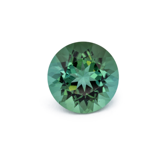 Turmalin - grün, rund, 6.5 x 6.5 mm, 0.90 - 1.02 - cts, Nr. TR991199
