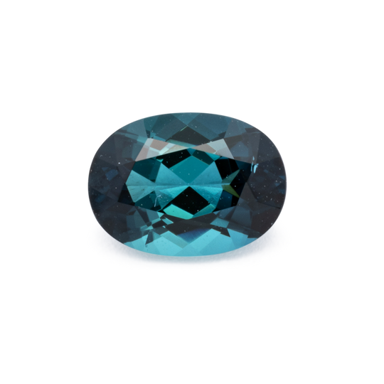 Turmalin - grün, oval, 7.2x5.2 mm, 0.88 cts, Nr. TR991204
