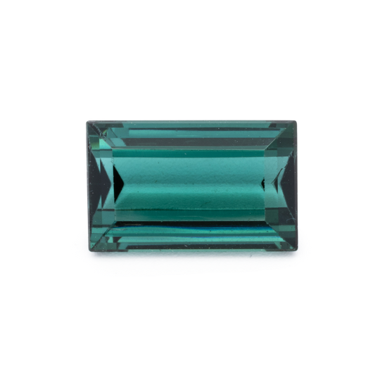 Turmalin - grün & blau, baguette, 10.1x6.3 mm, 2.29 cts, Nr. TR991206