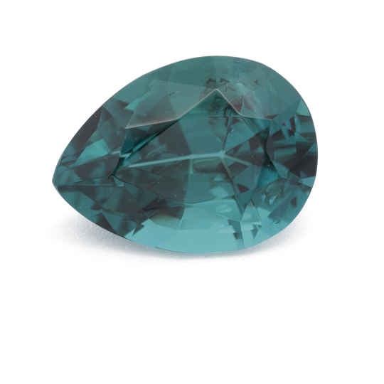 Turmalin - grün & blau, birnform, 8.8x6.4 mm, 1.47 cts, Nr. TR991224