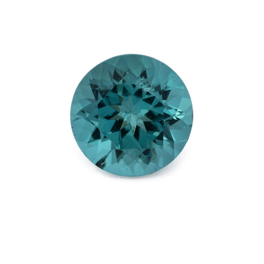 Turmalin - grün & blau, rund, 5.3x5.3 mm, 0.60 cts, Nr. TR991229