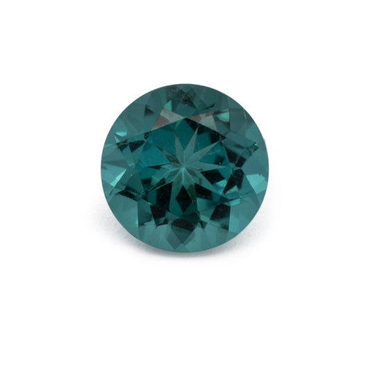 Turmalin - grün & blau, rund, 5.1x5.1 mm, 0.48 cts, Nr. TR991230