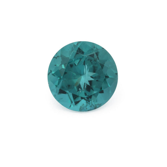 Turmalin - grün & blau, rund, 6.06x6.06 mm, 0.93 cts, Nr. TR991237