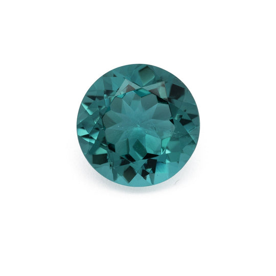 Turmalin - grün & blau, rund, 6.08x6.08 mm, 0.82 cts, Nr. TR991238