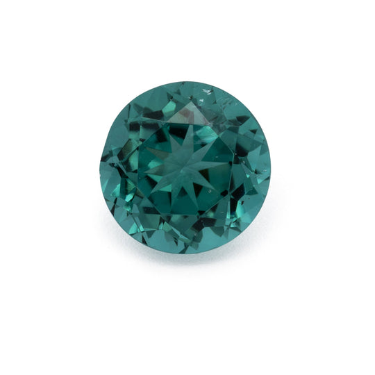 Turmalin - grün & blau, rund, 6.1x6.1 mm, 0.93 cts, Nr. TR991239