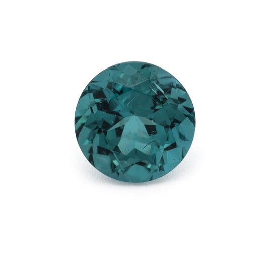 Turmalin - grün & blau, rund, 6.13x6.13 mm, 1.01 cts, Nr. TR991240
