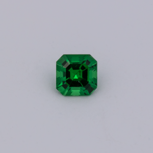 Tsavorit - grün, asscher, 3.5x3.5 mm, 0.23 cts, Nr. TS91020