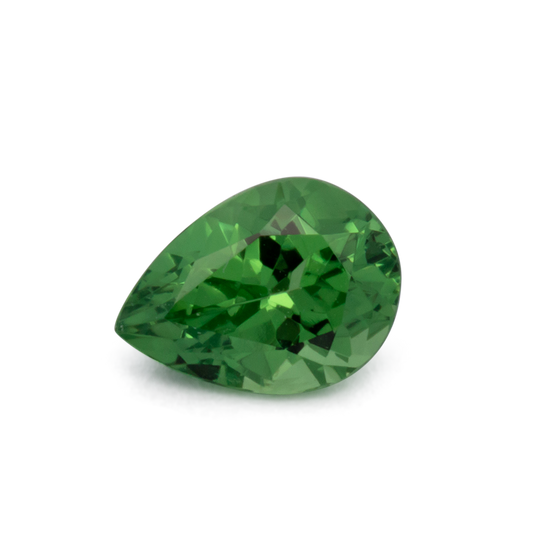 Tsavorit - grün, birnform, 6.8x5 mm, 0.79 cts, Nr. TS91023