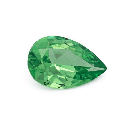 Tsavorit - grün, birnform, 8.5x5.5 mm, 0.99 cts, Nr. TS91055