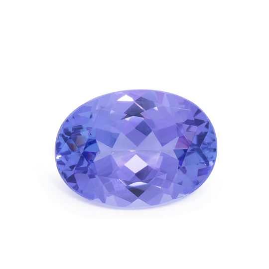 Tansanit - blau, oval, 10.8x8 mm, 3.02 cts, Nr. TZ99027