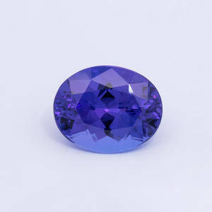 Tansanit - blau, oval, 10.1x8.1 mm, 3.03 cts, Nr. TZ99028