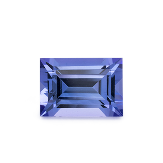 Tansanit - blau, baguette, 7x5 mm, 1.04 cts, Nr. TZ99032