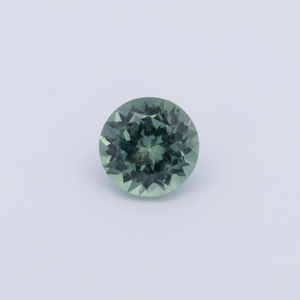 Saphir - grau & grün, rund, 4.1x4.1 mm, 0.33 cts, Nr. XSR11268