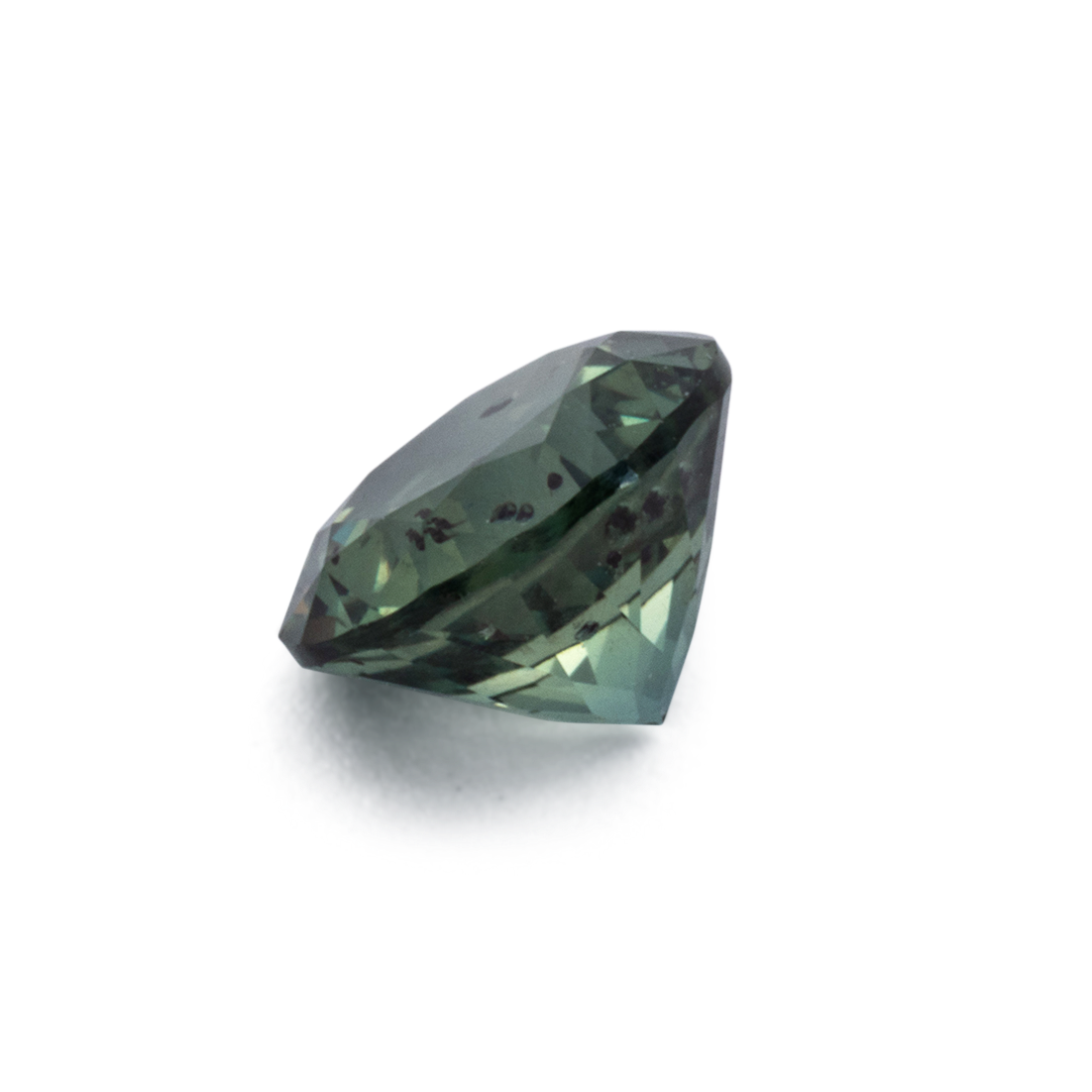 Saphir - grün, rund, 4.7x4.7 mm, 0.53 cts, Nr. XSR11270