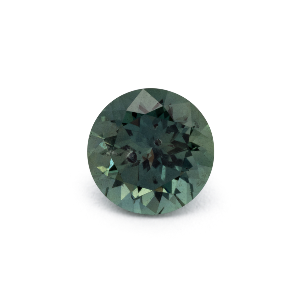 Saphir - grün, rund, 4.7x4.7 mm, 0.53 cts, Nr. XSR11270