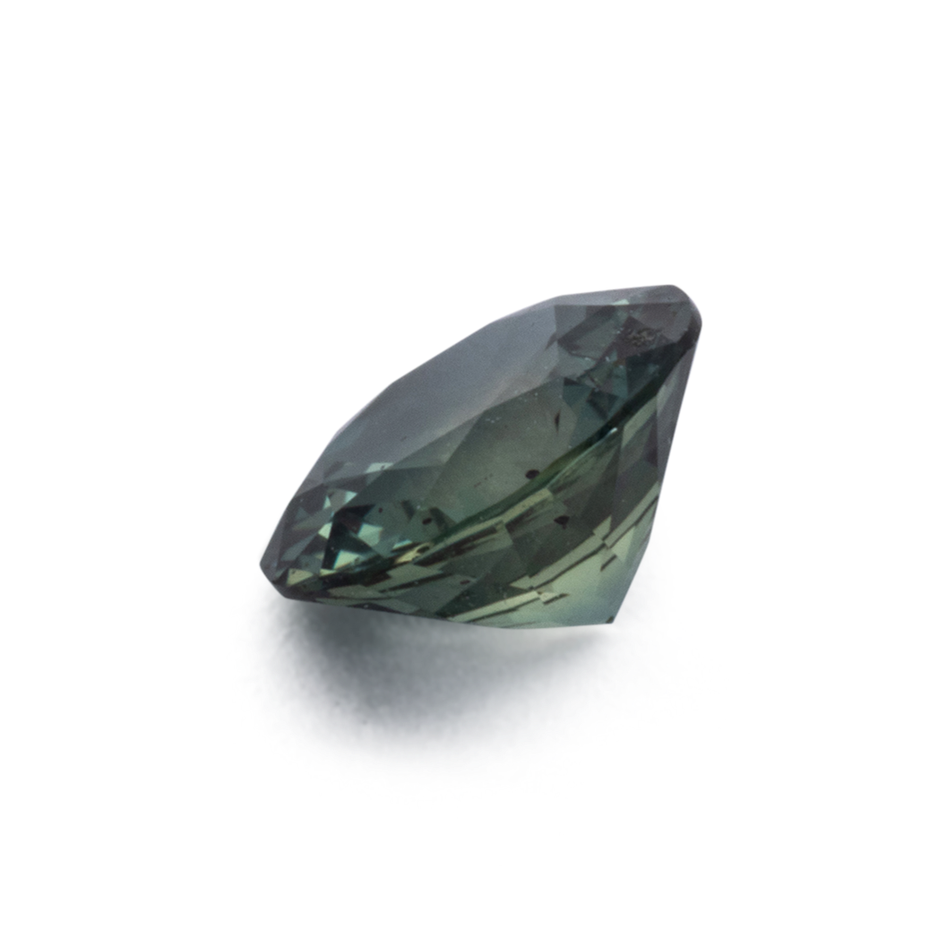 Saphir - grün, rund, 4.7x4.7 mm, 0.45 cts, Nr. XSR11271