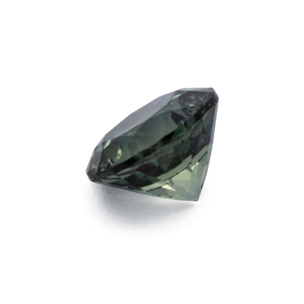 Saphir - grün, rund, 4.7x4.7 mm, 0.52 cts, Nr. XSR11272