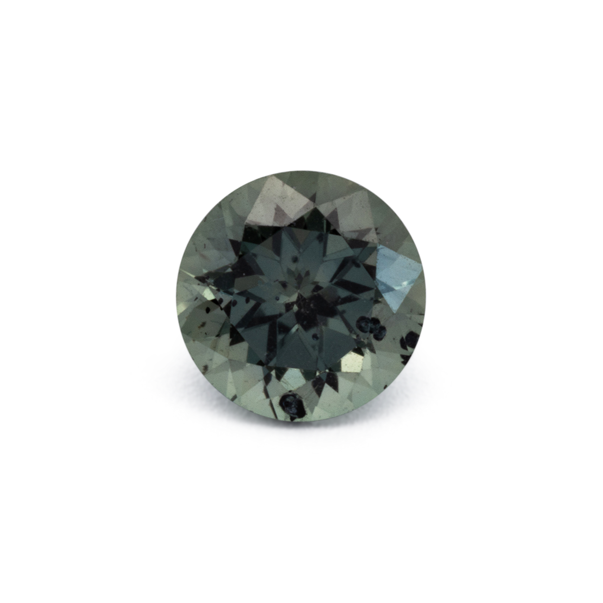 Saphir - grün, rund, 4.7x4.7 mm, 0.52 cts, Nr. XSR11272