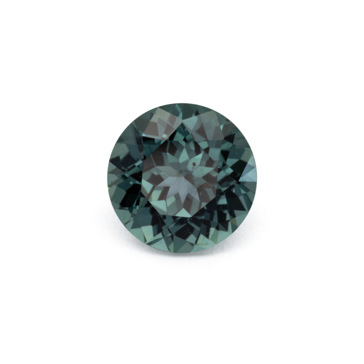 Saphir - blau & grün, rund, 4.7x4.7 mm, 0.5 cts, Nr. XSR11273