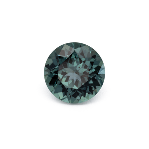 Saphir - blau & grün, rund, 4.7x4.7 mm, 0.5 cts, Nr. XSR11273
