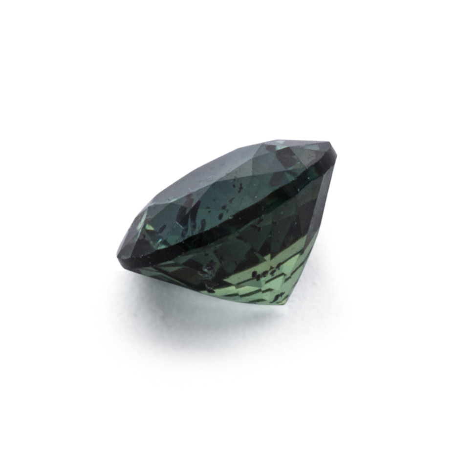 Saphir - grün, rund, 4.7x4.7 mm, 0.53 cts, Nr. XSR11274