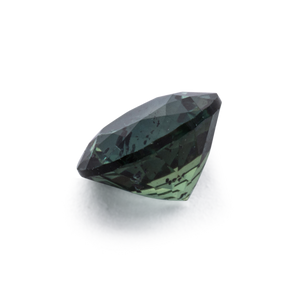 Saphir - grün, rund, 4.7x4.7 mm, 0.53 cts, Nr. XSR11274