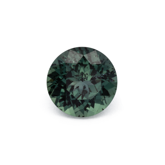 Saphir - grün, rund, 4.7x4.7 mm, 0.53 cts, Nr. XSR11274