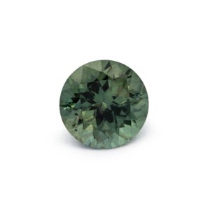 Saphir - grün, rund, 4.8x4.8 mm, 0.52 cts, Nr. XSR11276