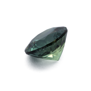 Saphir - grün, rund, 4.8x4.8 mm, 0.53 cts, Nr. XSR11277