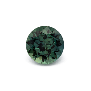 Saphir - grün, rund, 4.8x4.8 mm, 0.53 cts, Nr. XSR11277