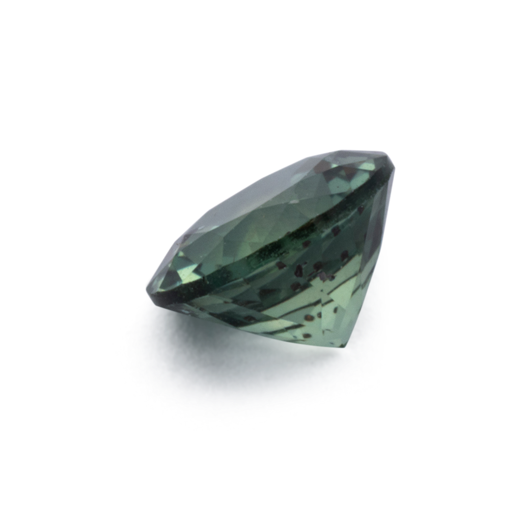 Saphir - grün, rund, 4.7x4.7 mm, 0.53 cts, Nr. XSR11278