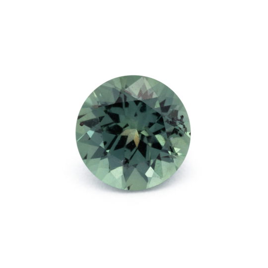 Saphir - grün, rund, 4.7x4.7 mm, 0.53 cts, Nr. XSR11278
