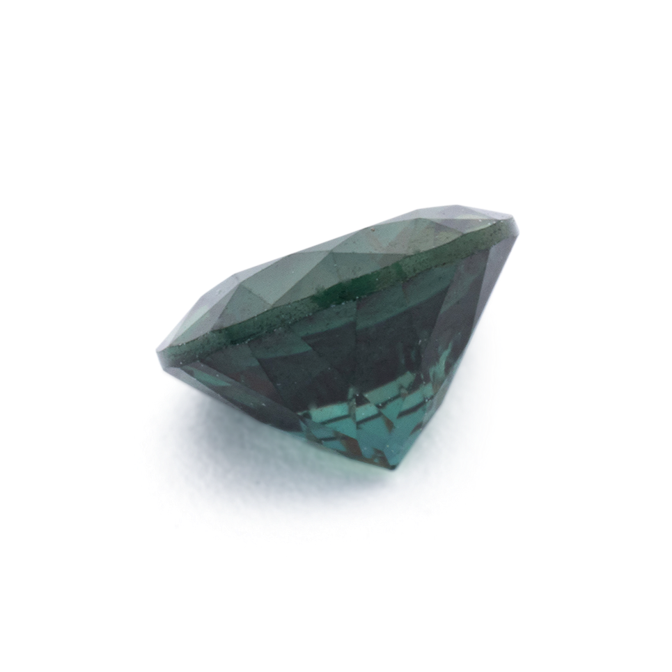 Saphir - blau & grün, rund, 4.7x4.7 mm, 0.51 cts, Nr. XSR11279