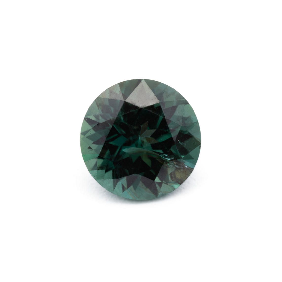 Saphir - blau & grün, rund, 4.7x4.7 mm, 0.51 cts, Nr. XSR11279