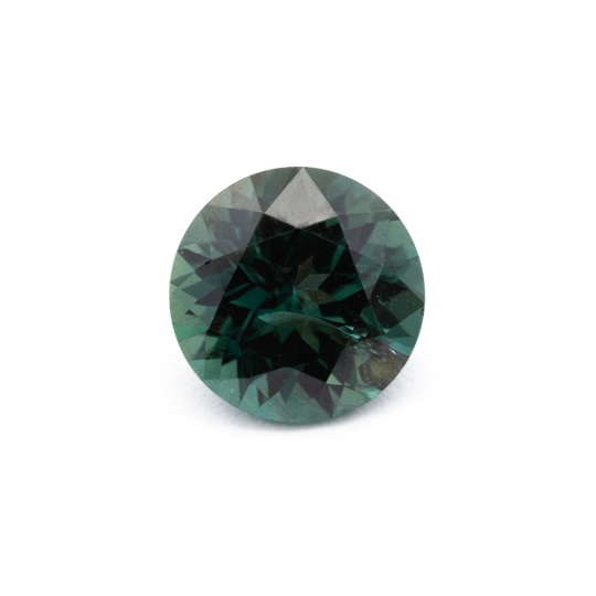 Saphir - blau & grün, rund, 4.7x4.7 mm, 0.51 cts, Nr. XSR11279