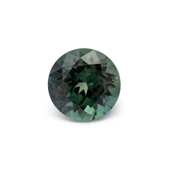 Saphir - grün, rund, 4.7x4.7 mm, 0.54 cts, Nr. XSR11280