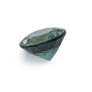 Saphir - grün, rund, 4.8x4.8 mm, 0.52 cts, Nr. XSR11281