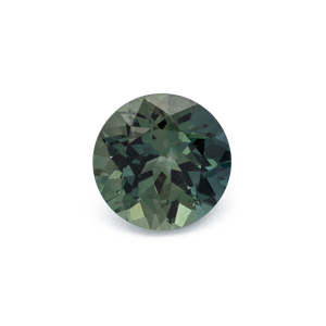 Saphir - grün, rund, 4.8x4.8 mm, 0.52 cts, Nr. XSR11281