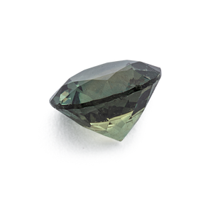Saphir - grün, rund, 4.1x4.1 mm, 0.34 cts, Nr. XSR11282
