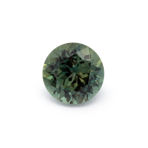 Saphir - grün, rund, 4.1x4.1 mm, 0.34 cts, Nr. XSR11282