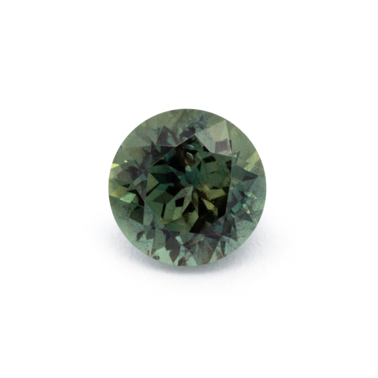 Saphir - grün, rund, 4.1x4.1 mm, 0.34 cts, Nr. XSR11282