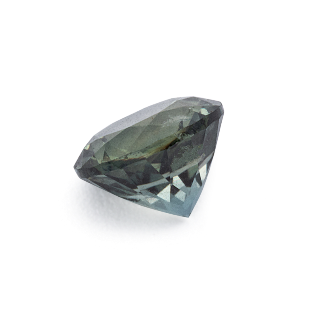 Saphir - grün, rund, 4.1x4.1 mm, 0.38 cts, Nr. XSR11283