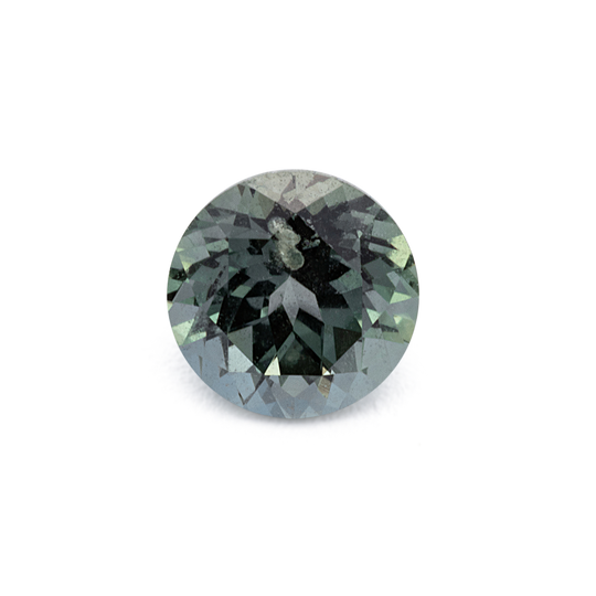 Saphir - grün, rund, 4.1x4.1 mm, 0.38 cts, Nr. XSR11283
