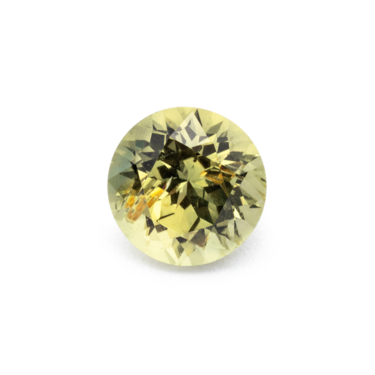 Saphir - grün & gelb, rund, 4.1x4.1 mm, 0.35 cts, Nr. XSR11293